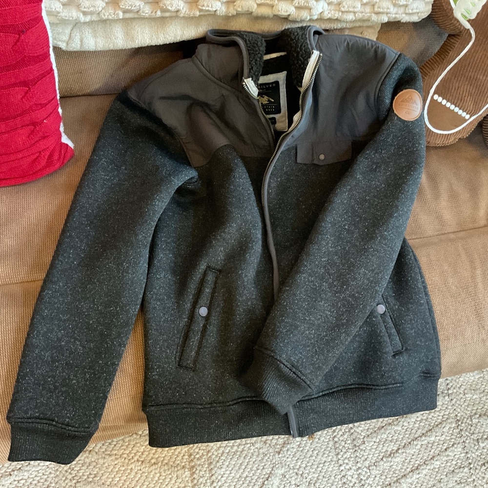 Quicksilver Men’s fleece hoodie size M